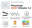 ZONT Climatic 1.2 Погодозависимый автоматический GSM / Wi-Fi регулятор (1 ГВС + 2 прямых/смесительных) с доставкой в Ульяновск